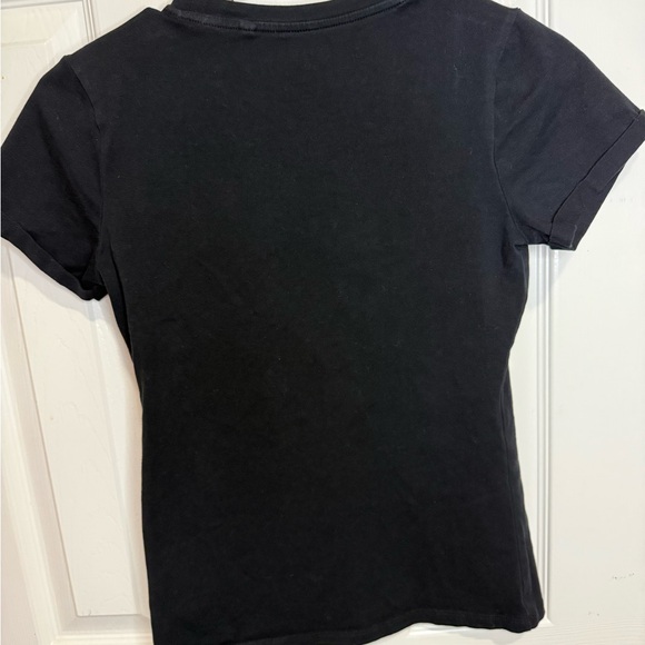 GUESS Los‎ Angeles Black Logo T-Shirt Women's Small Classic Streetwear Tee - Picture 3 of 3